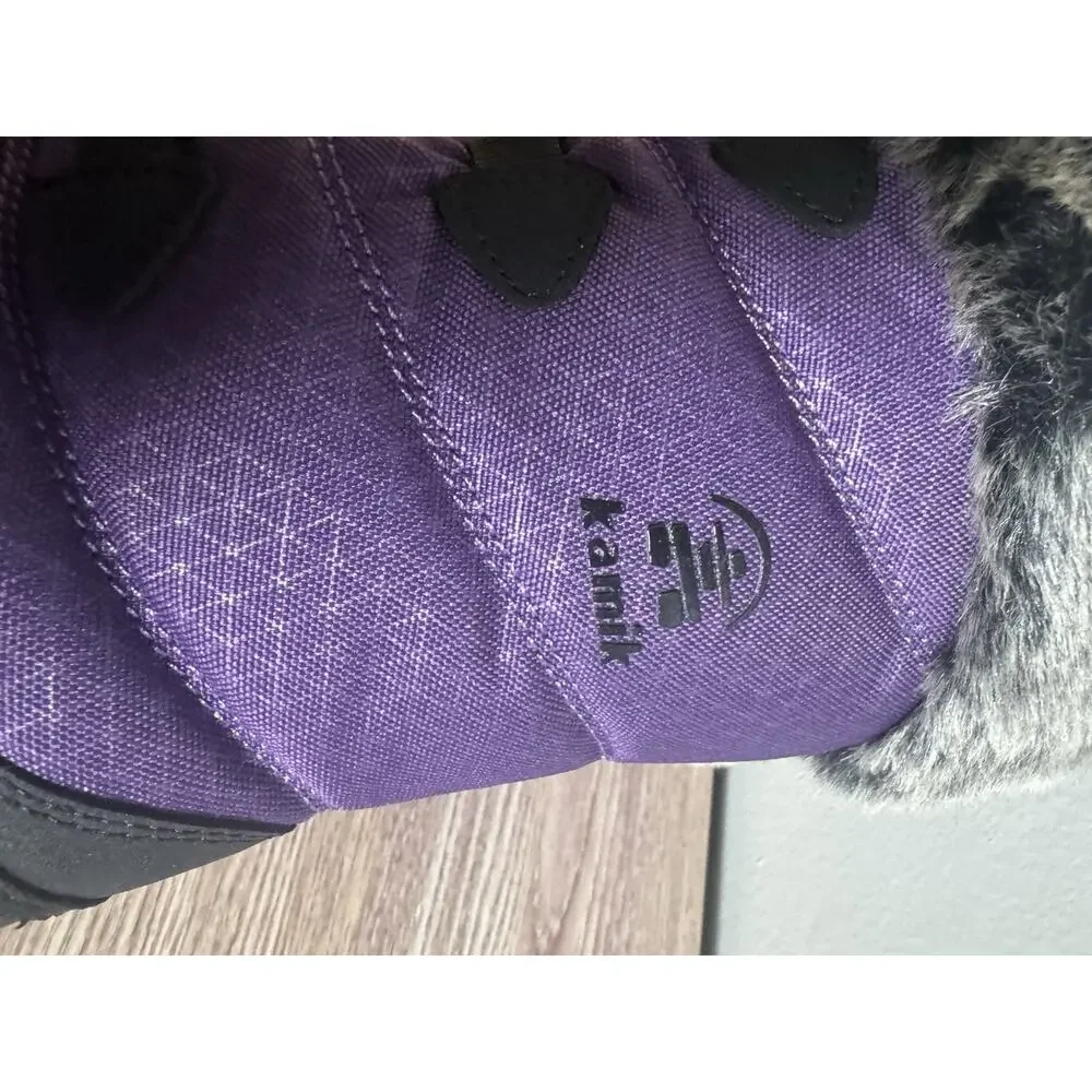 Kamik Women’s Powdery 3 Insulated Waterproof Winter Boot Grape Size 5